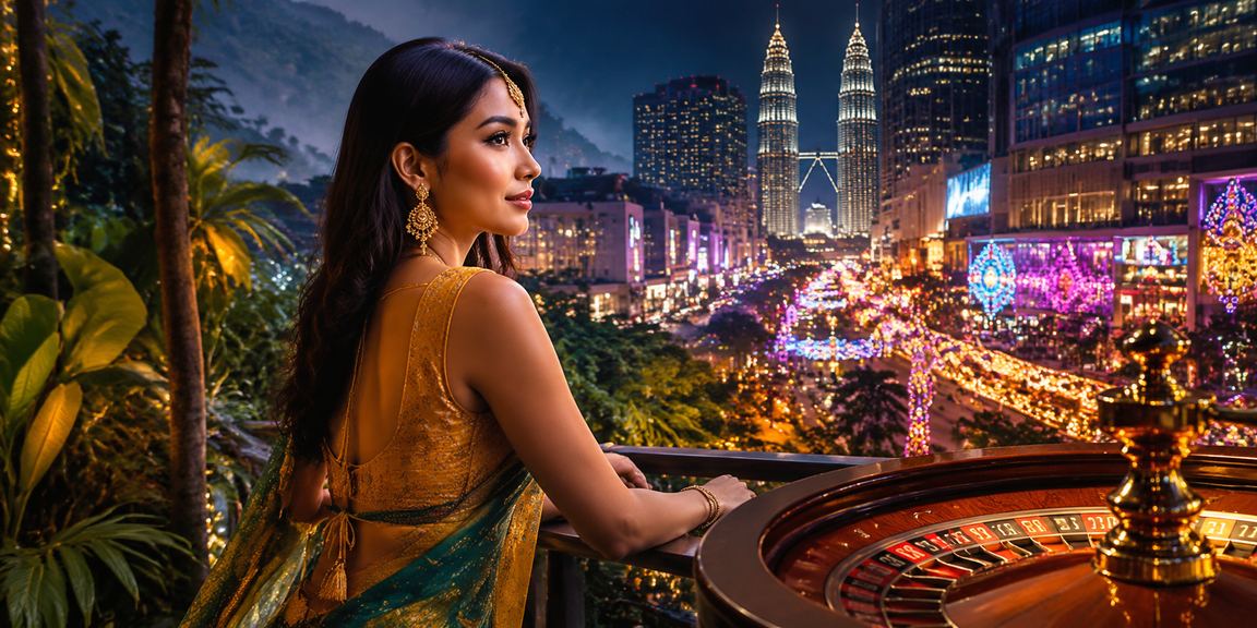 Pemain dari Kuala Lumpur menikmati permainan roulette kasino dalam talian dengan antara muka ntc22